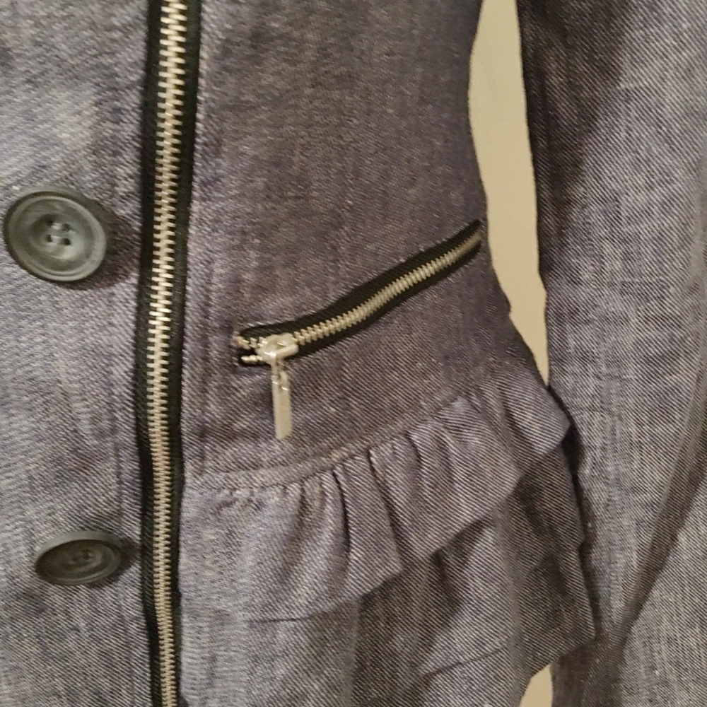 Kensie Jean Jacket S - Picture 3 of 8
